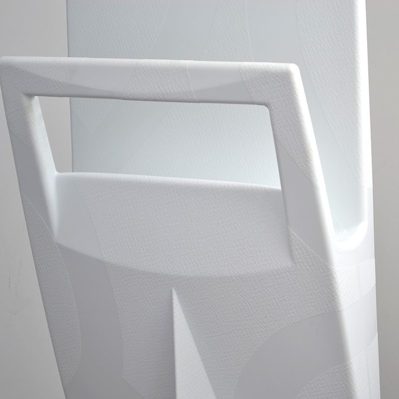 Eccopanta Schlafzimmer-Kleiderständer Blumen-Optik  - weiss 3